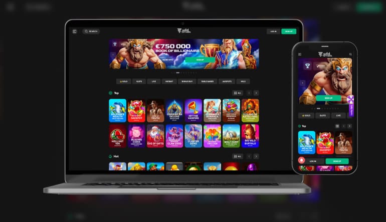 Wild Tornado online casino mobile app