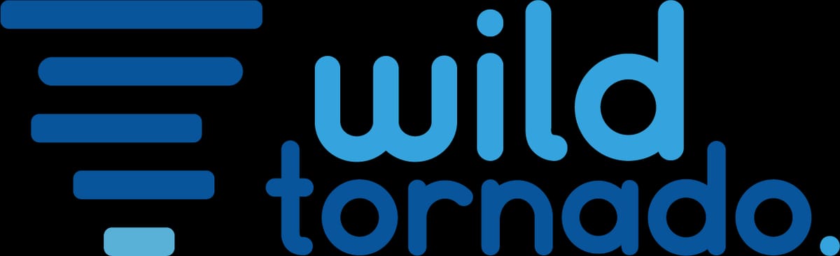 Wild Tornado Online Casino logo - winning whirlwind.