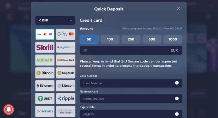 Wild Tornado casino instant payouts