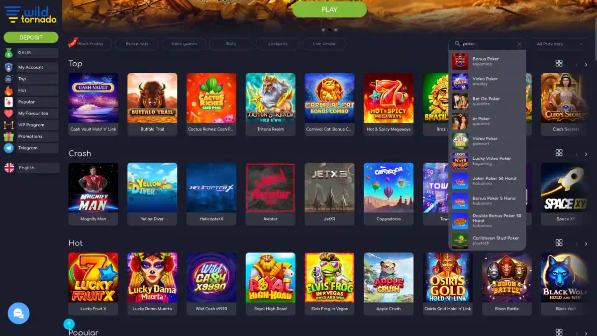 Wild Tornado Casino player review